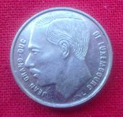 Монета люксембурга 1 франк 1991