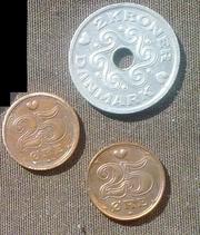 монеты Дании старые